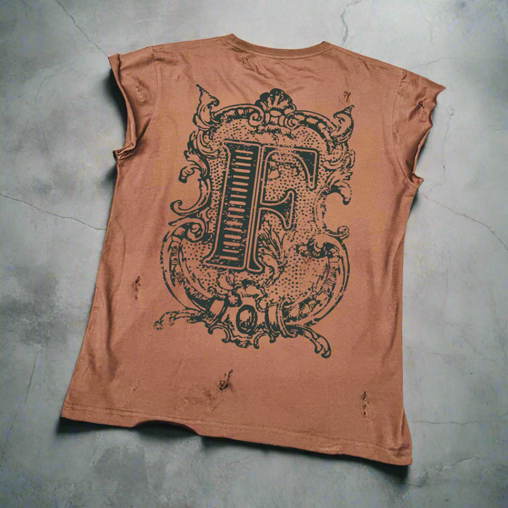 Fortunato Stone Washed Logo Tee