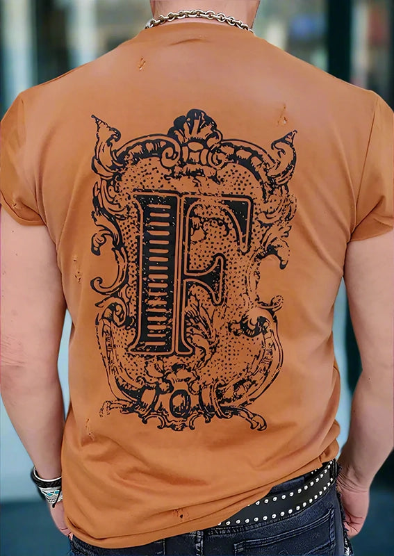 Fortunato Stone Washed Logo Tee