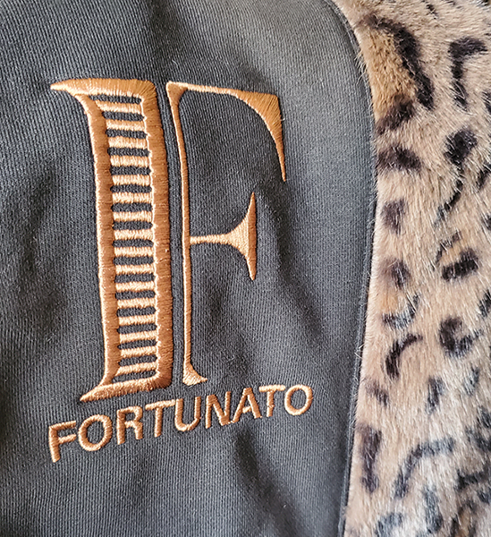 Black Leopard Sweatpants