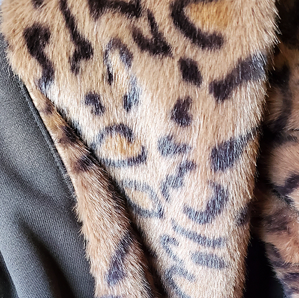 Black Leopard Sweatpants