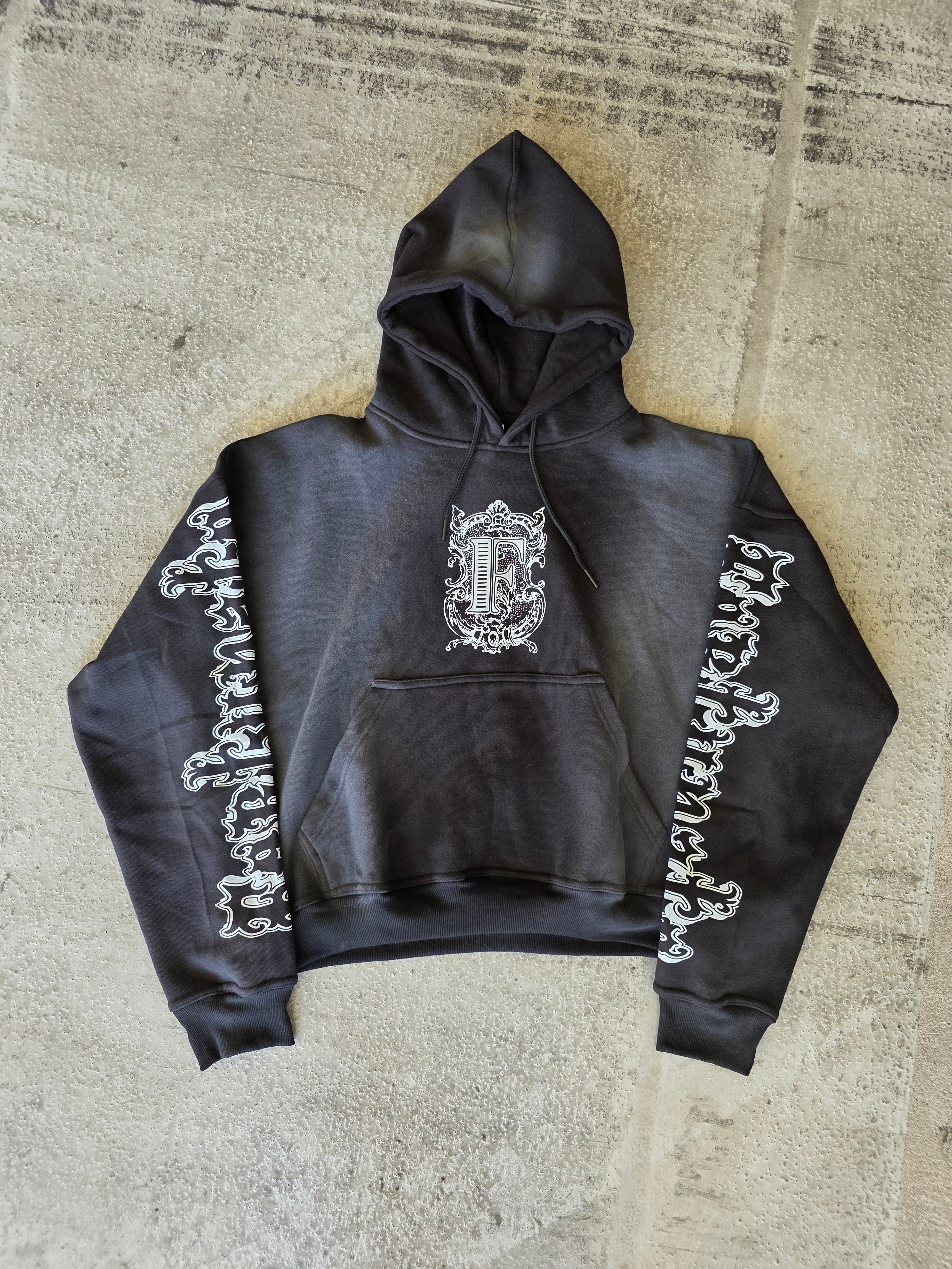 Graffiti Black Pullover Hoodie