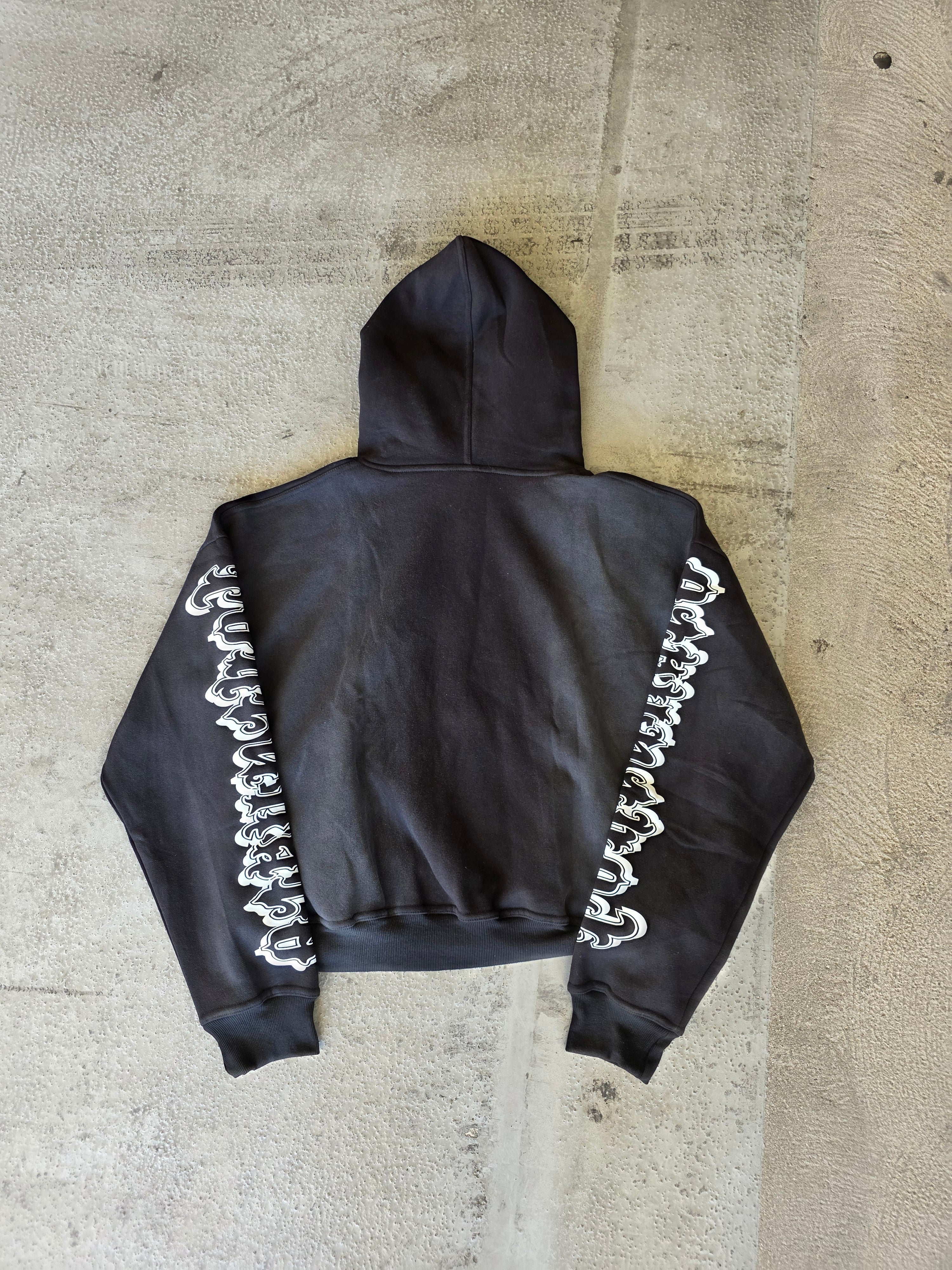 Graffiti Black Pullover Hoodie