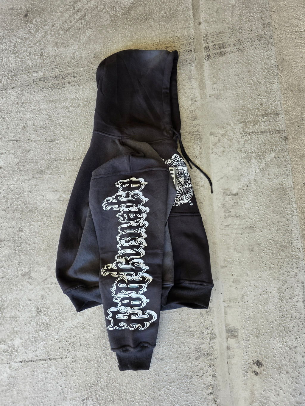 Graffiti Black Pullover Hoodie