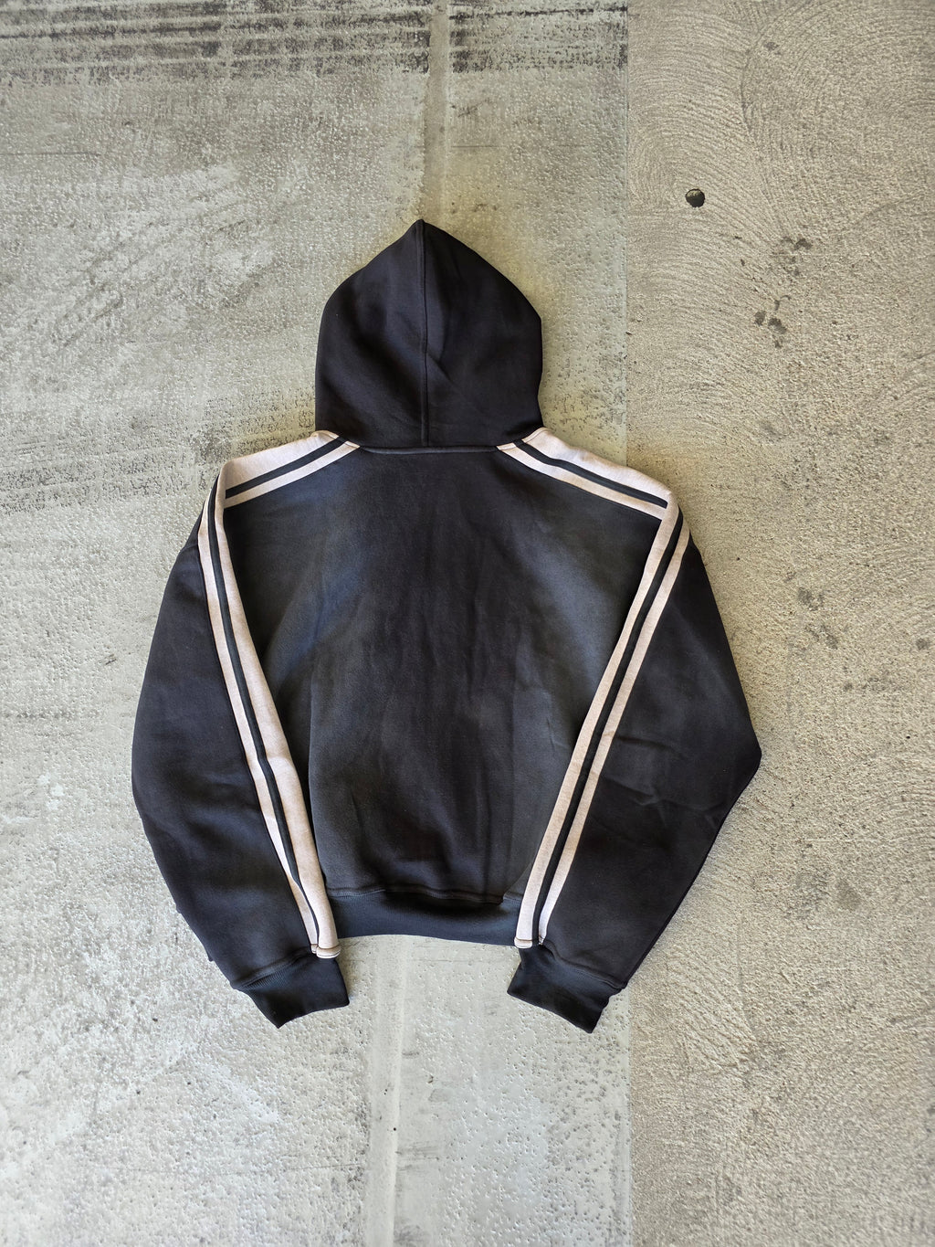 GT Striped Black Zip-Up Hoodie