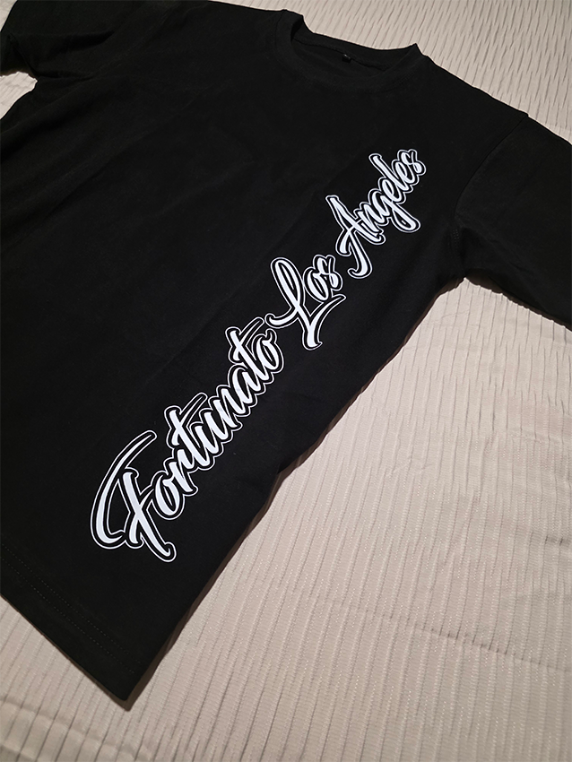 Cursive Black T-Shirt