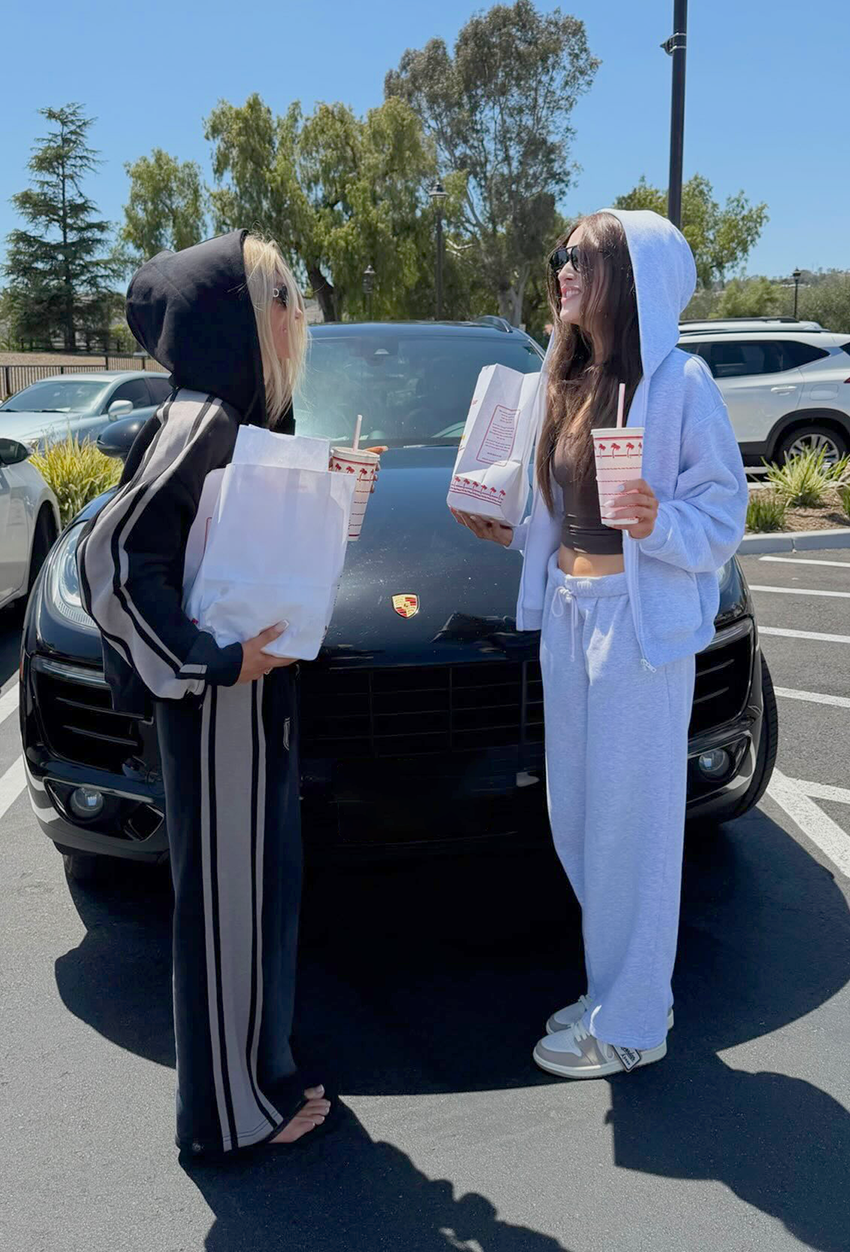 GT Striped Black Baggy Sweatpants