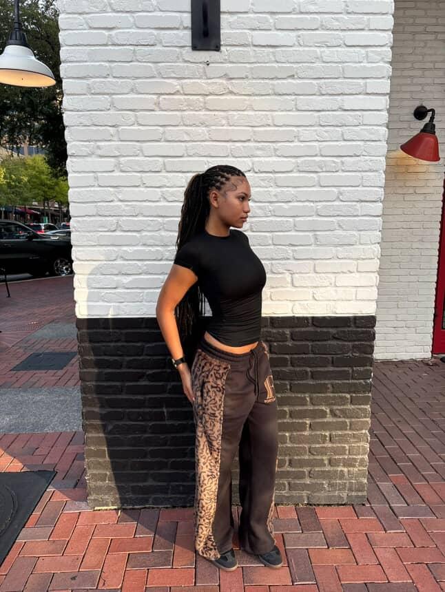 Baggy Leopard Sweatpants